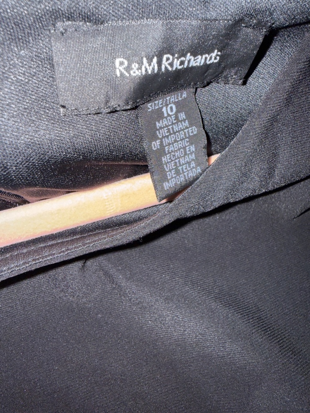 R&M Richards Black Ruffle Sheath Midi Dress - Picture 11 of 13